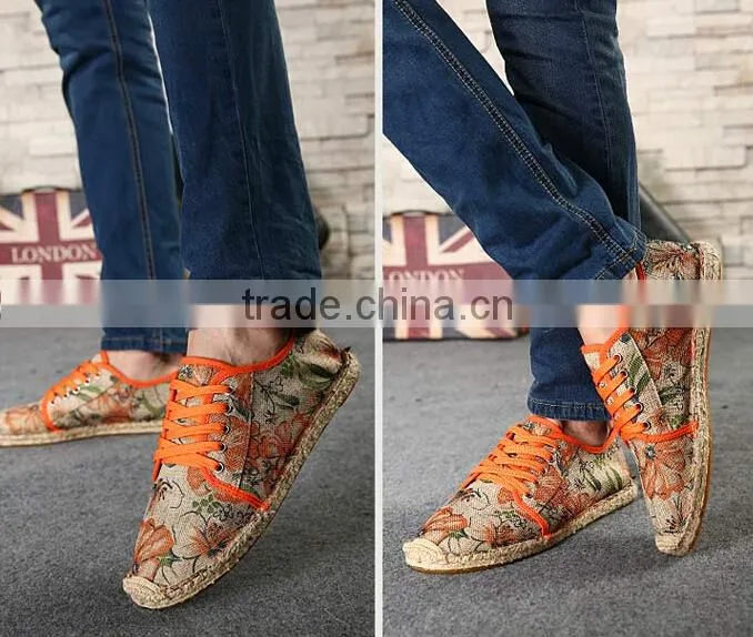 mens espadrille shoes , tide up canvas espadrilles,espadrilles stock,espadrilles shoes men