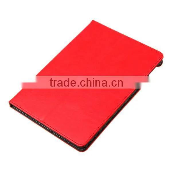 PU leather stand auto sleep smart cover folio case for apple iPad Air 2, for ipad 6 leather case