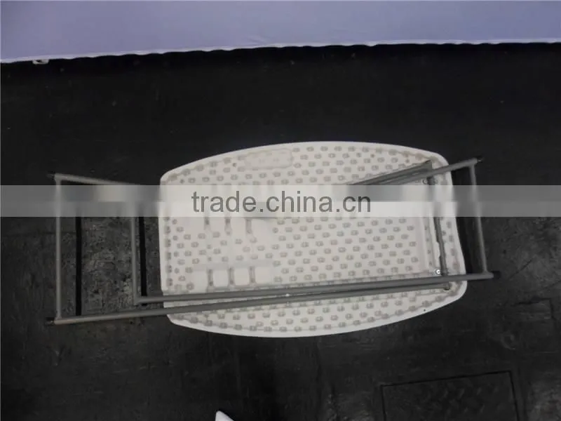 Popular small portable folding adjustable blow molding plastic personal table for picnic at the weekend use