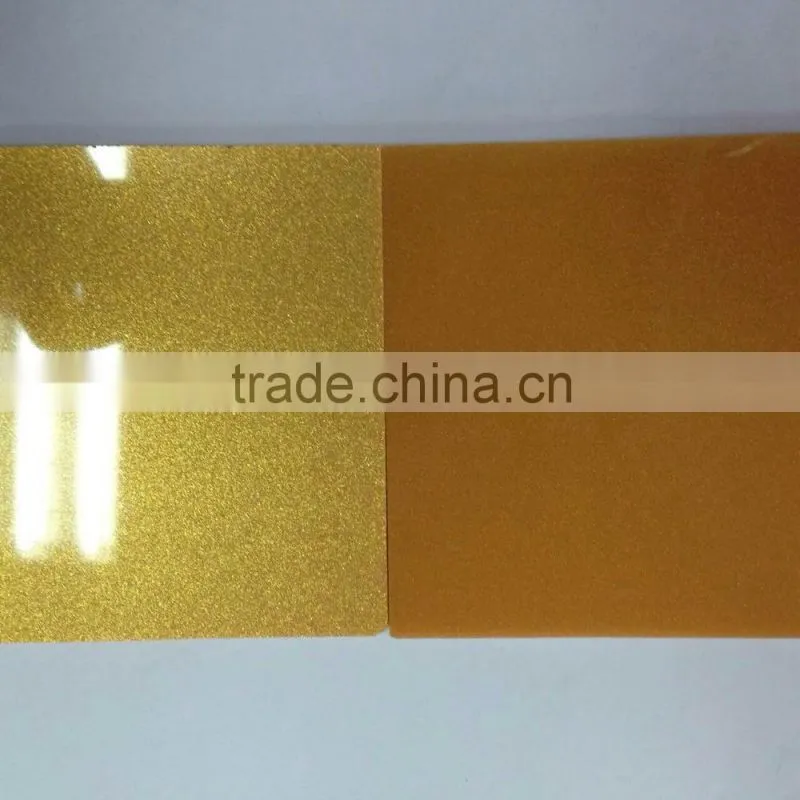 Gold glitter acrylic