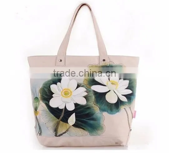 New arrival vintage heavy canvas tote bag beach cotton bag