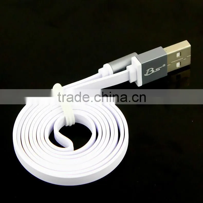 Flat USB cable for ipad air/mini2,tablet pc data cable