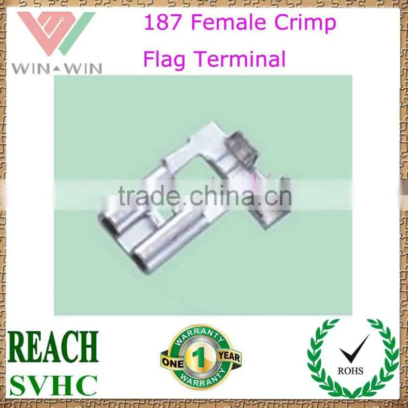 187 Brass continuous female flag Terminal Middle Type