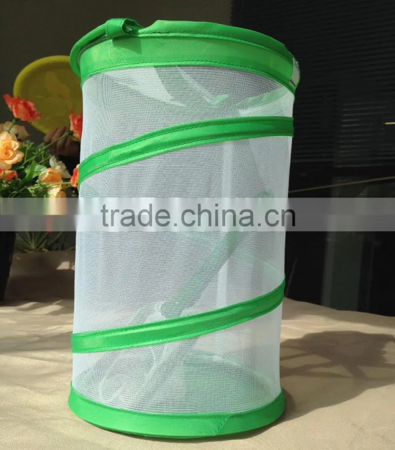 Portable mesh mini bird cage