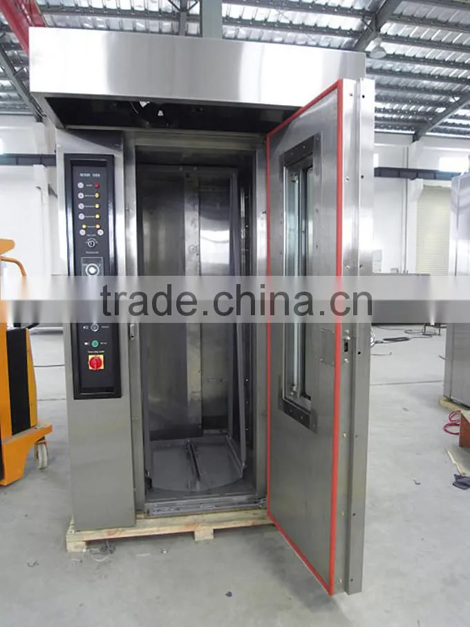 High Quality 16 Trays Bakery Electric Rotary Oven With CE approved
