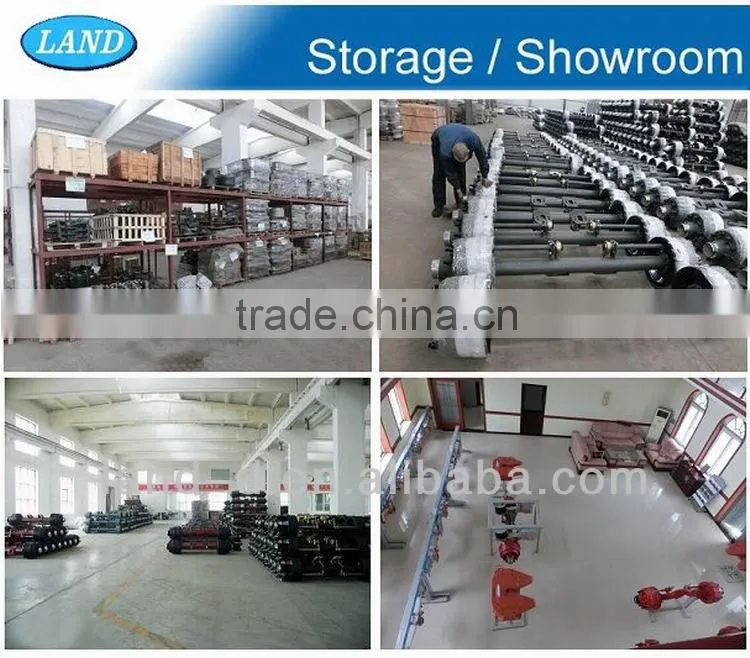 Trailer Axle German Axle 13T 16T with high quality and big heavy from CHINA