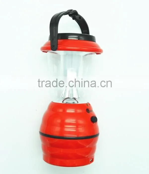 Rechargeable LED bivouac light with solar panel camping light
