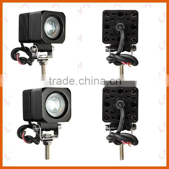 2013 new black led motorcycle auxiliary lights, 10w USA led work light