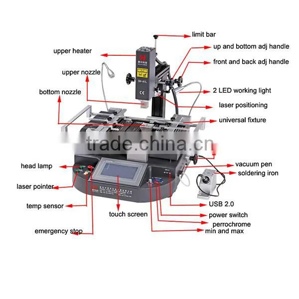 Dinghua BGA rework machine ,PCB assembly machine DH-A1L