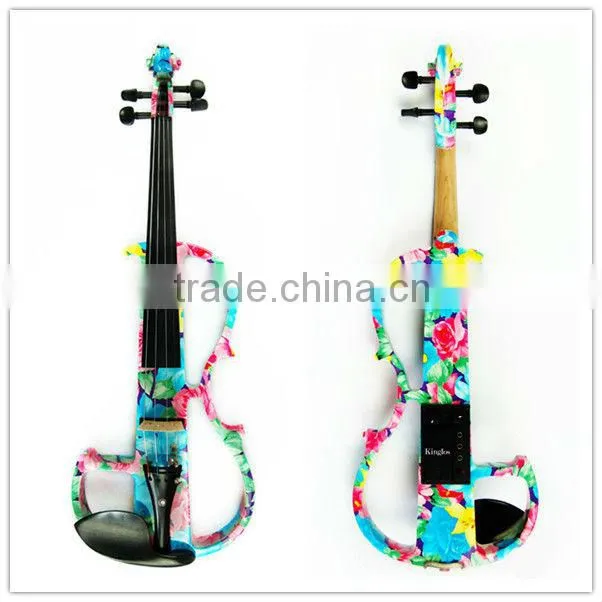 The 2013 new beautiful fashion colorful electric voilin SVE500