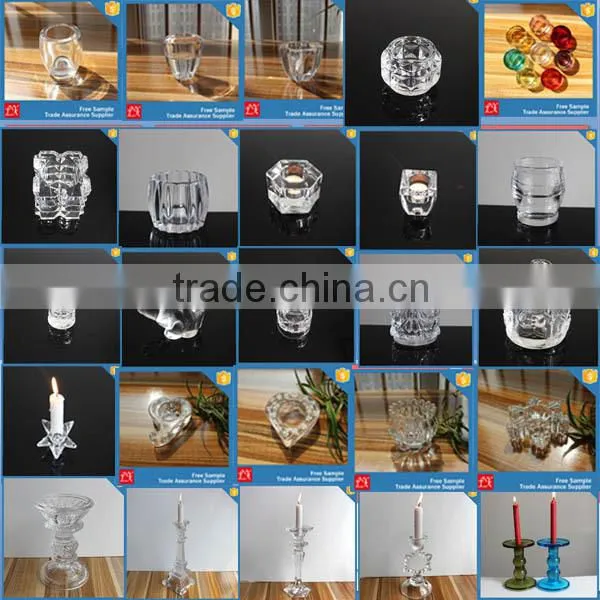 Celebrations gift bell shape glass crystal votives
