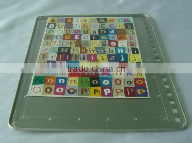 Tin spiral notebook