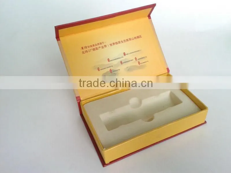 printing paper box with magnet closure and plastic tray for cigarette