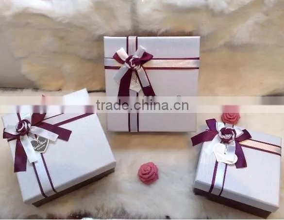 Black Fancy Fashion Silk Luxury Neck Bow Tie Packaging Gift Boxes Wholesale