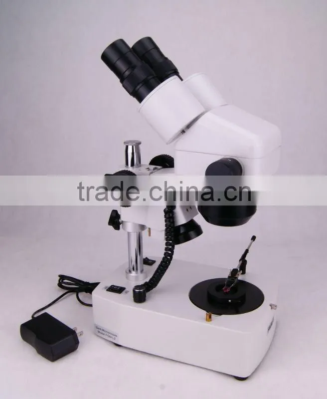 Fable professional Strong sense of three-dimensional Generation 3rd Straight arm type Gem Microscope With F17 binocular lens