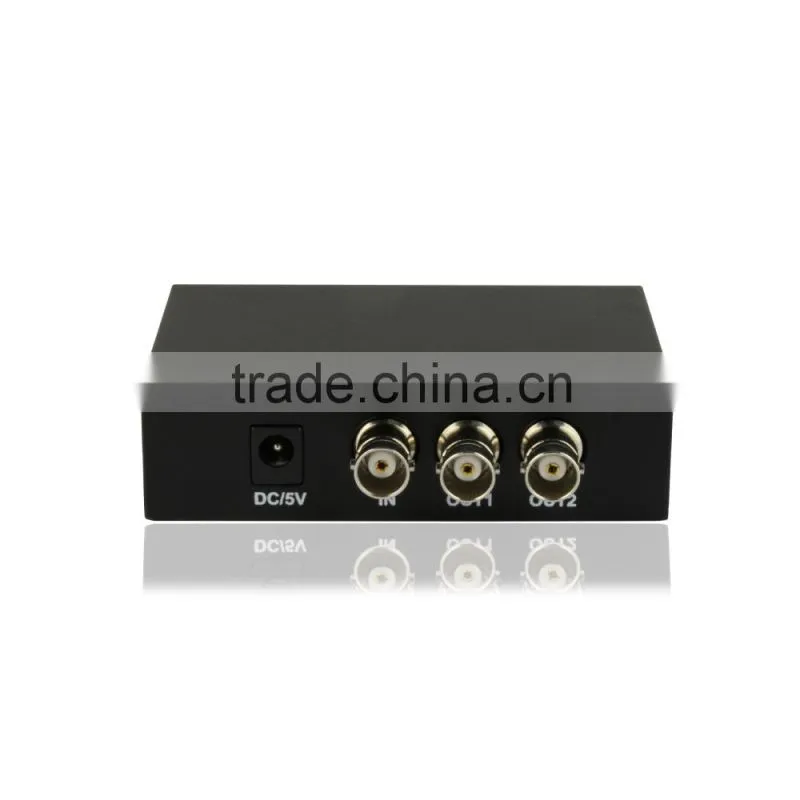 BNC SDI Splitter 1 input 2 output Audio Video Splitter 2 way SDI Splitter Support 1080P