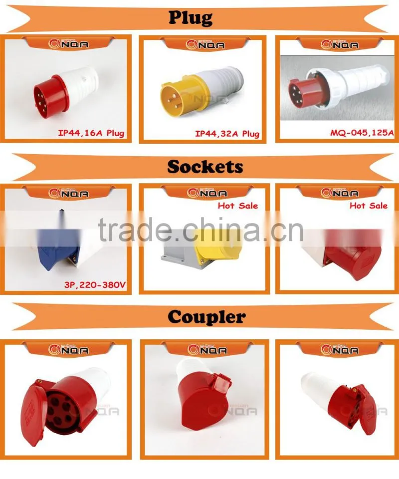 MQ-115 Industrial Wall Mounted Plug&Socket 16 amps IP44 3P+N+E Socket