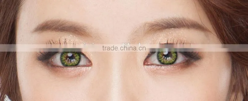 wholesale 15.00mm yearly natural looking korean contact lenses