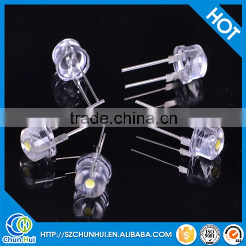 red green white yellow blue straw hat led 8mm