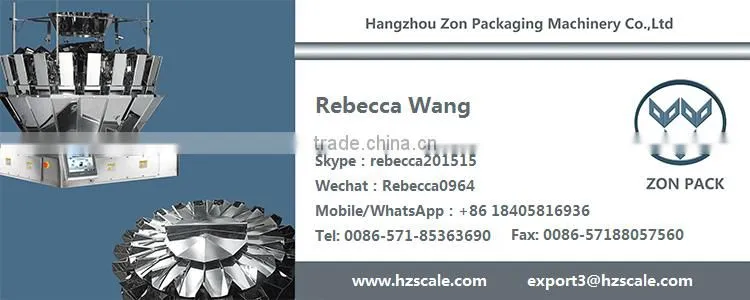 New 2016 Currant Raisin Packing Machine System with Multihead Weigher