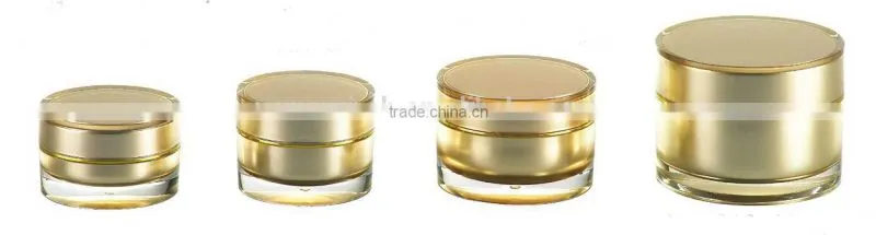 10g-200g classical cylinder shape custom acrylic cosmetic jar