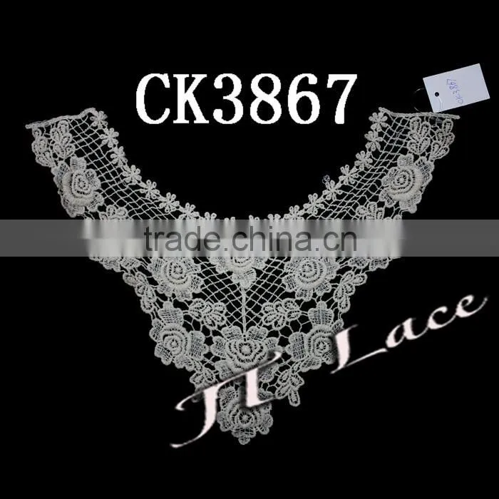 Garment accessories embroidered cotton lace trim CK3875
