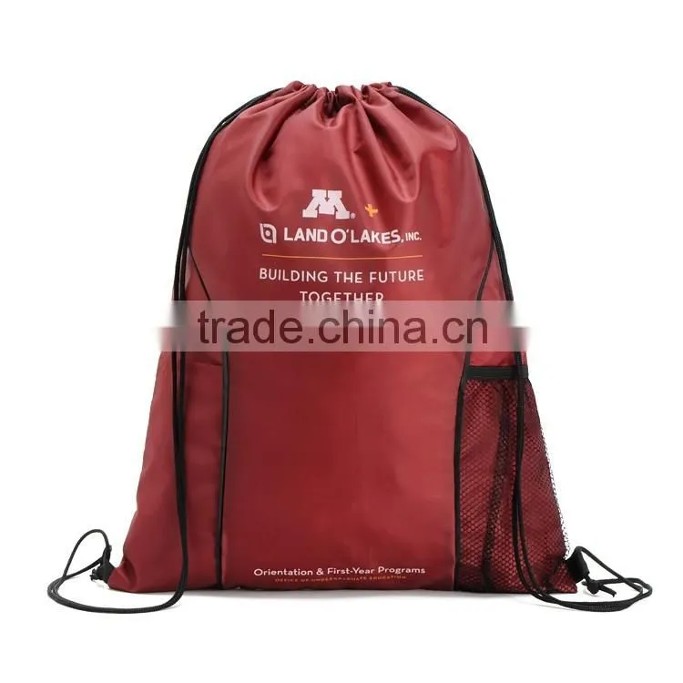 Custom drawstring nylon bag