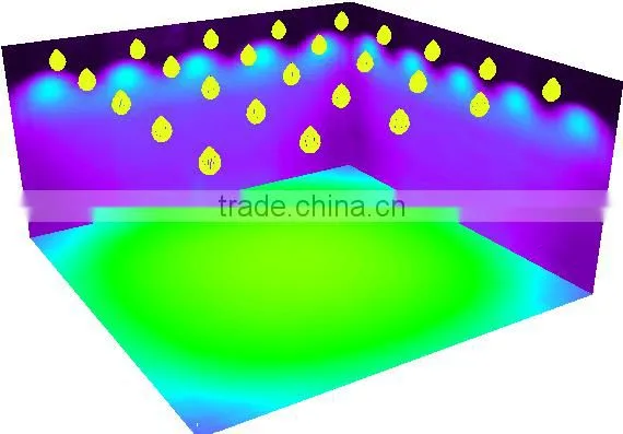 78mm 90 degree High borosilicate optical glass lens for flood light and high bay light