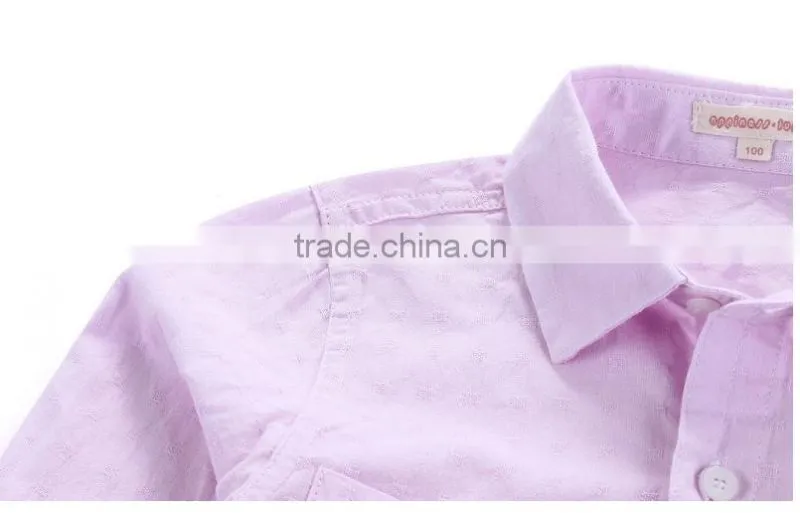 The boy embroidery wholesale cartoon cotton long sleeve shirt