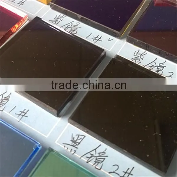 Different colored mirror glass