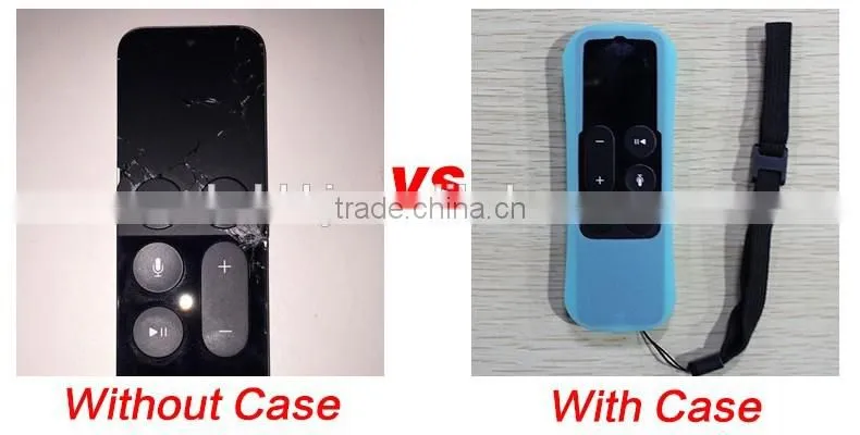 Factory PROMOTION no MOQ Transparent Dustproof Silicone TV controller Protective Cover for 4th Apple Siri Remote Case Skin