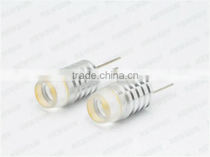 2700K Warm white 360 degree beam angle 1W led bulb 12V Led G4 light bulb COB