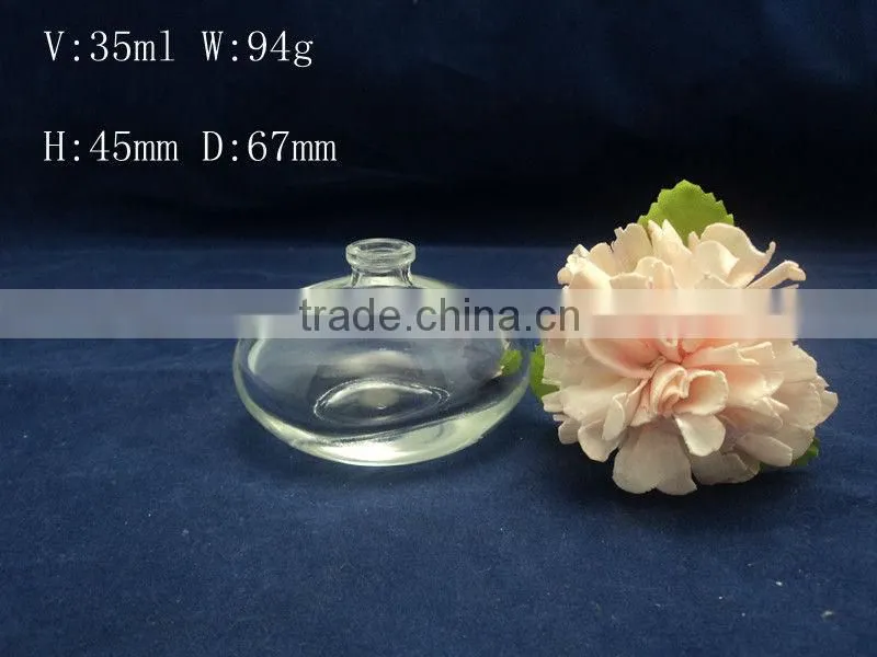 35ml egg shaped glass perfume bottle
