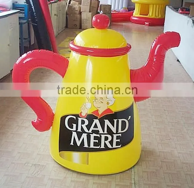 high quality printed inflatable bottle, giant PVC inflatable wine bottle for advertising