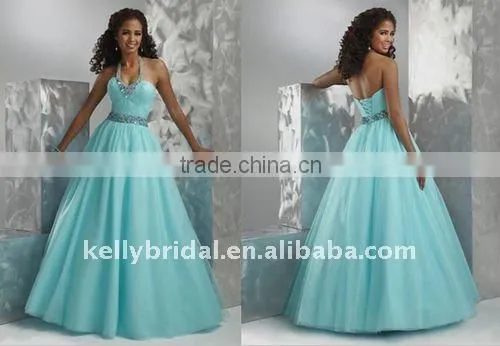High Quality Materials for Colorful Sex Strappless Prom Dress