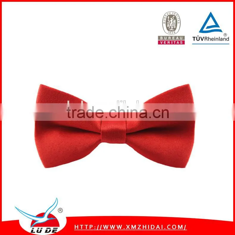 Fashion adjustable cliped ribbon bow tie