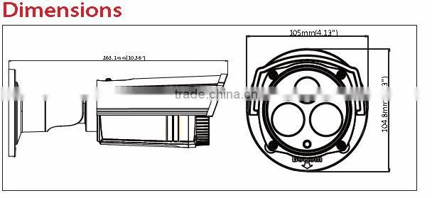 IP camera outdoor Hikvision 3 megapixel cameras Hikvision DS-2CD2232-i5