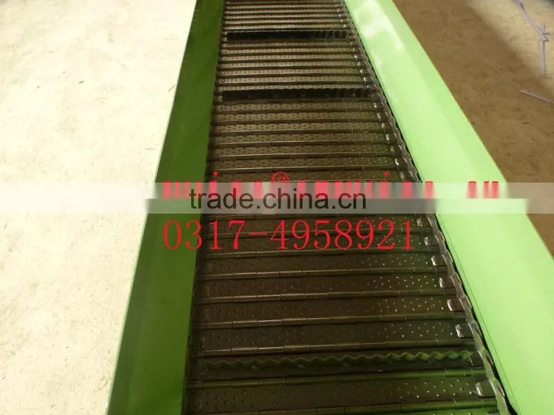 steel or stainless steel scraps chip conveyor chain belt