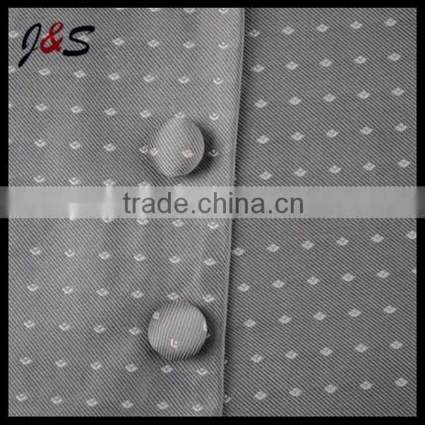 Fashion Mens Silk woven waistcoats with silk Tie and silk bow tie pocket square Set
