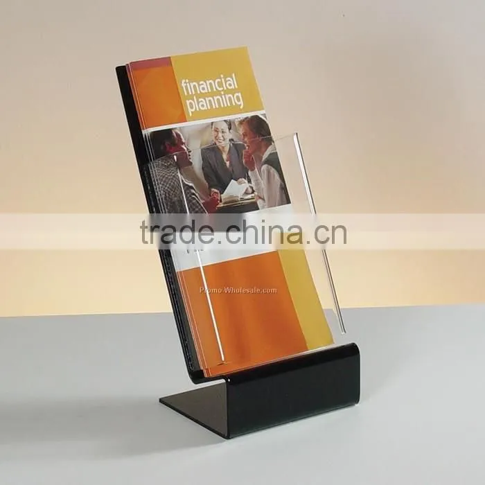 Custom design wall mounted outdoor acrylic brochure magzine holder