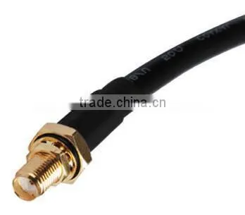SMA female to UHF SO239 female with O-ring for pigtail cable RG58