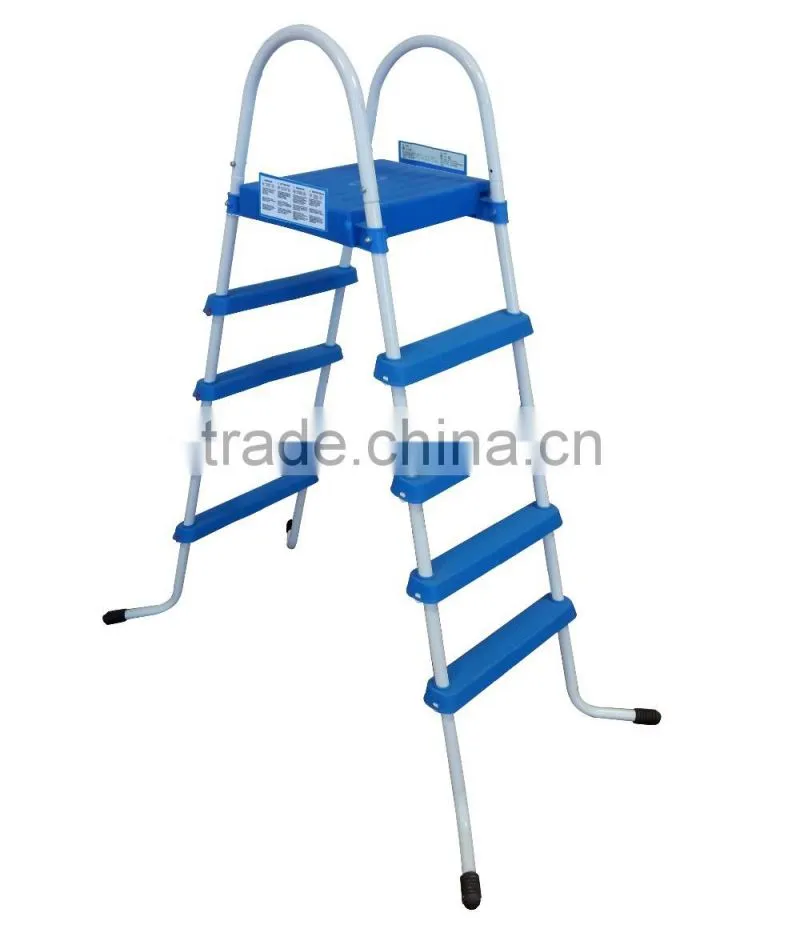 4 Steps Pool Ladders With Platform For Above Ground Swimming Pool