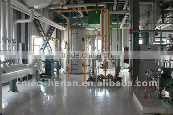 2012 Best sell 50-1000 TPD edible oil refinery plant