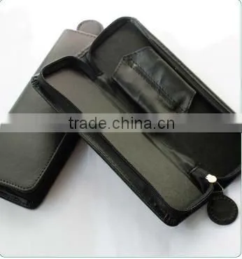 2012 business trip 100 pu leather cute pen bag