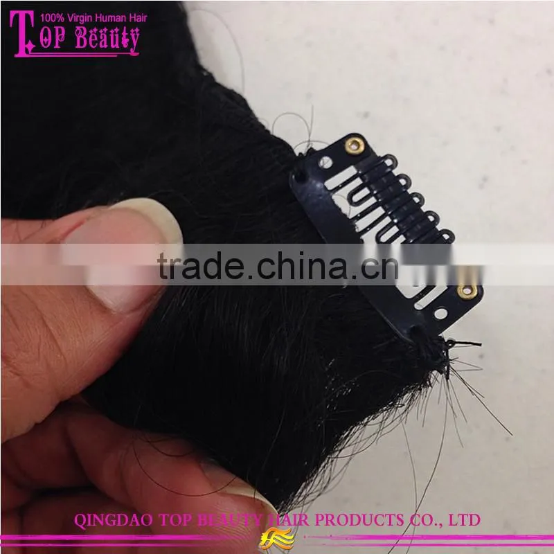 clip in human hair extensions for black women, indian remy hair weave