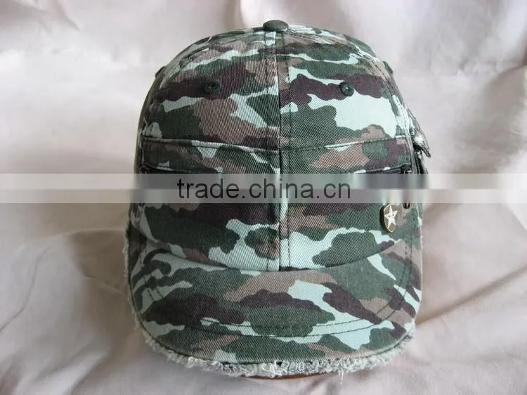 Hot blank camo caps