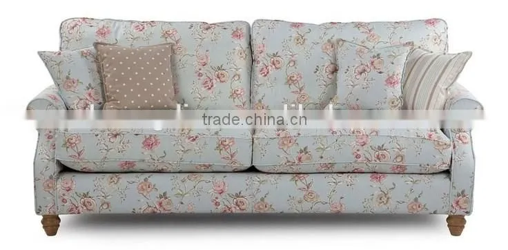 American country style sofa home furniture living room 2 seater sofa