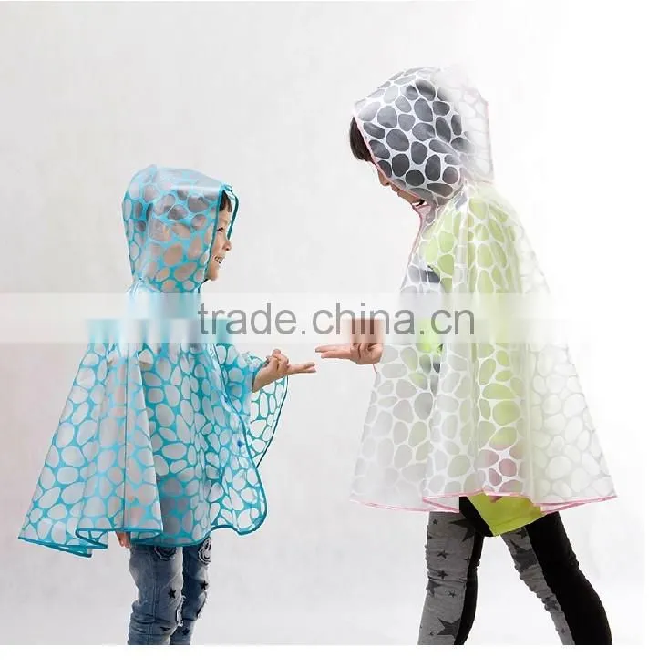 pvc green rain poncho/raincape