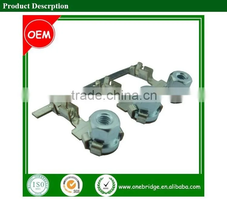 1599300-10.8mm Copper alloy with tin plated ring tongue M4 nut terminal