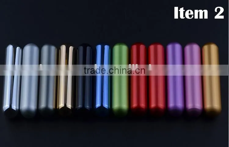 Portable empty aluminum beautiful 5ml refillable metal perfume bottle in stock